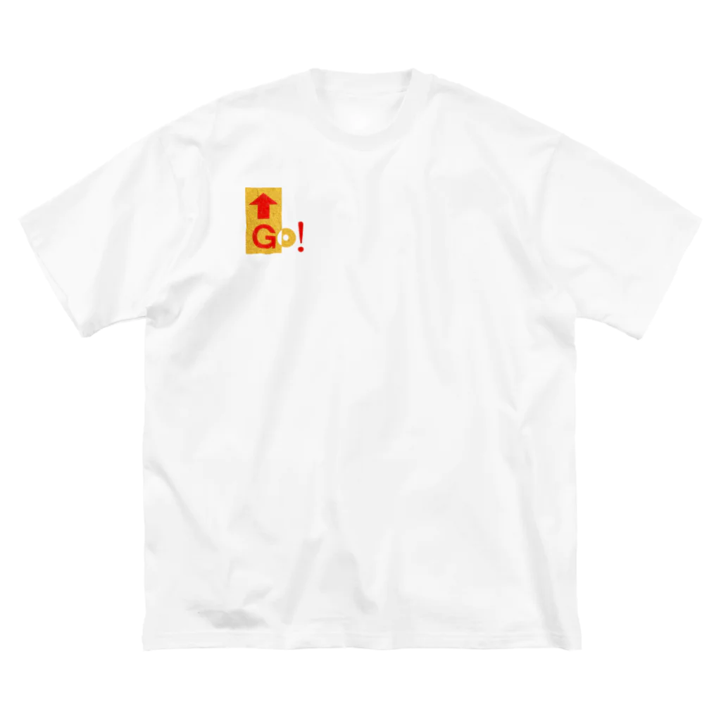 オカダちゃんの【前面】GO!GO! ガス管用スコッチレーン E Big T-Shirt