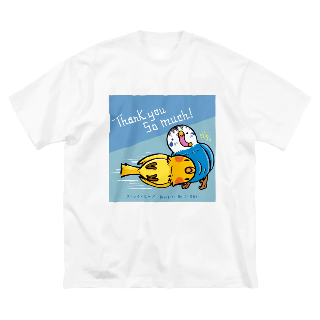 c-ma+のげふっ ビッグシルエットTシャツ