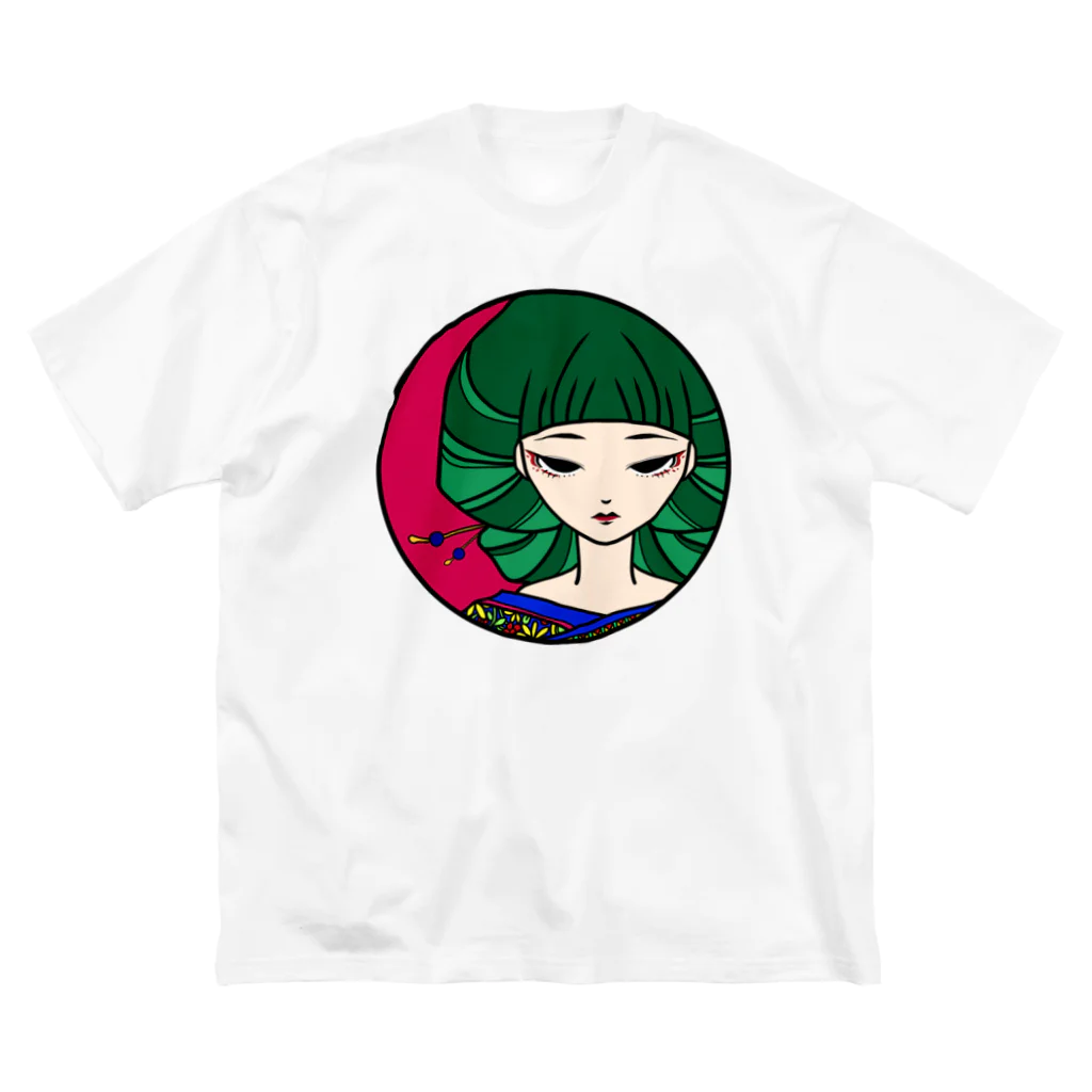 PLUMＭOONの和girl Big T-Shirt