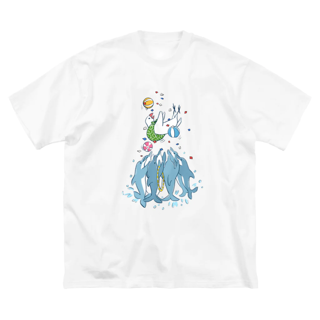 ふろしき文鳥のお店のめでたい胴上げ Big T-Shirt