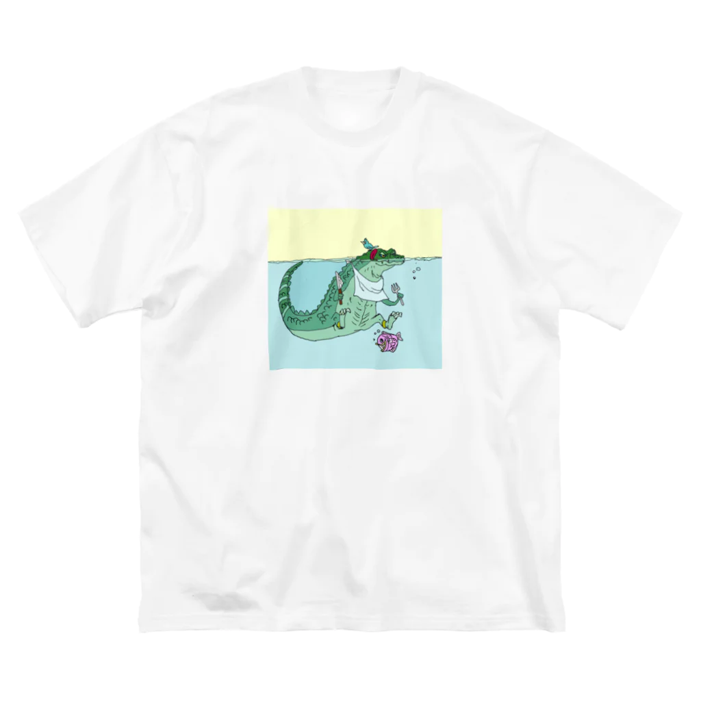 べーぐるおのイラストグッズのランチダイル Big T-Shirt