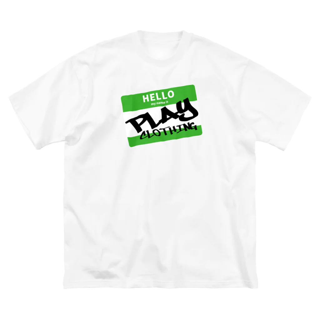 PLAY clothingのHELLO MY NAME IS PLAY  GR ① ビッグシルエットTシャツ