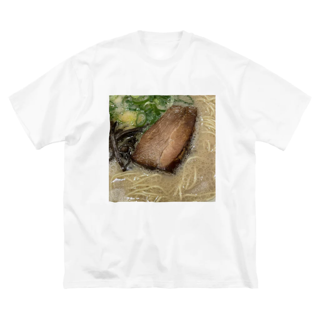 あゆのしおやきのとんこつラーメン ビッグシルエットTシャツ