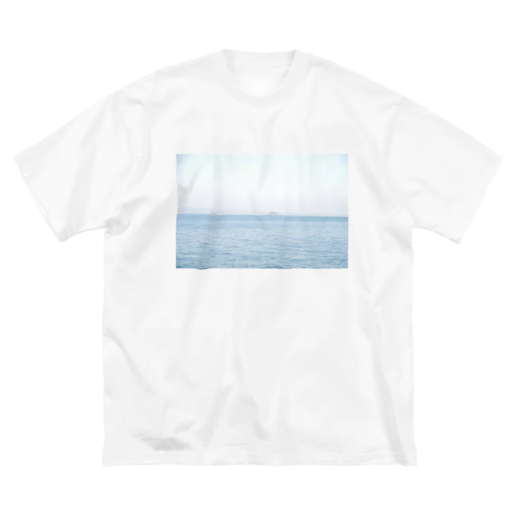 ニコボーイの門司港の海 ビッグシルエットTシャツ