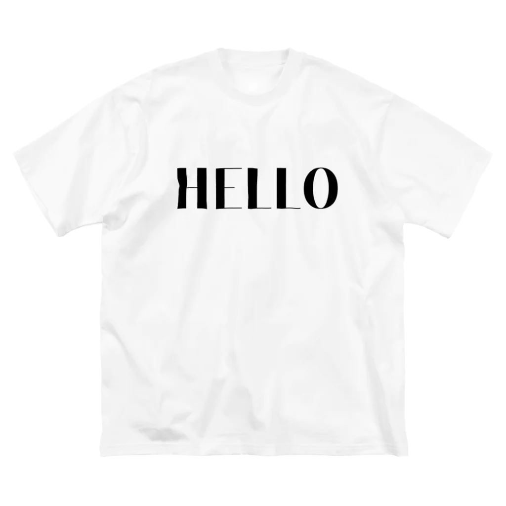 SHOPのHELLO ビッグシルエットTシャツ