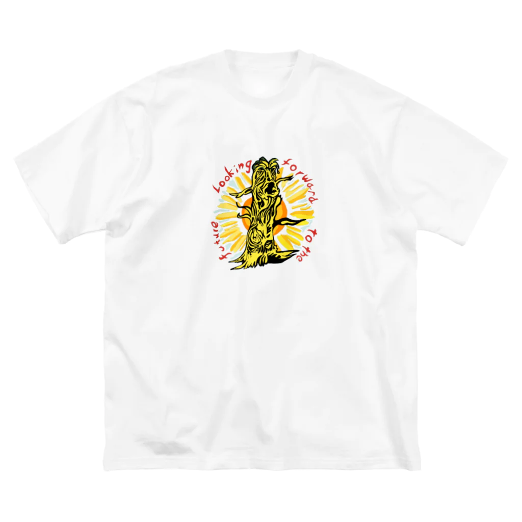 YellowSeed　by　MackPicasso　　の敗者復活戦〜枯れても立ってる縄文杉〜 ビッグシルエットTシャツ