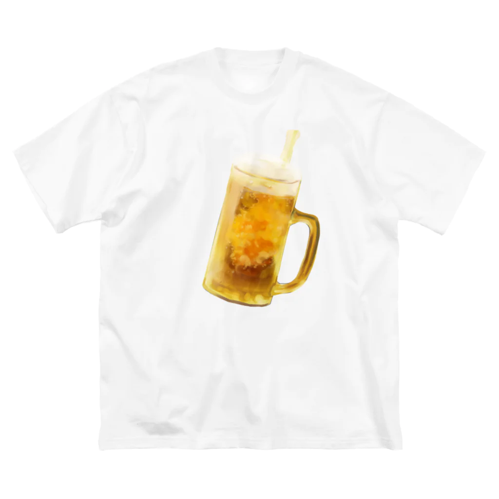 夏だ！ビールだ！のシュワー！！ Big T-Shirt