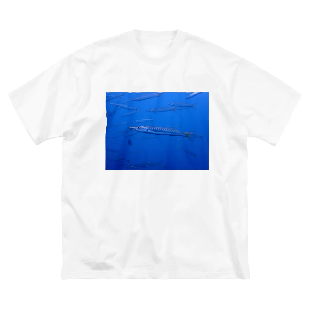 海の家のタイワンカマス Yellowtail barracuda Big T-Shirt