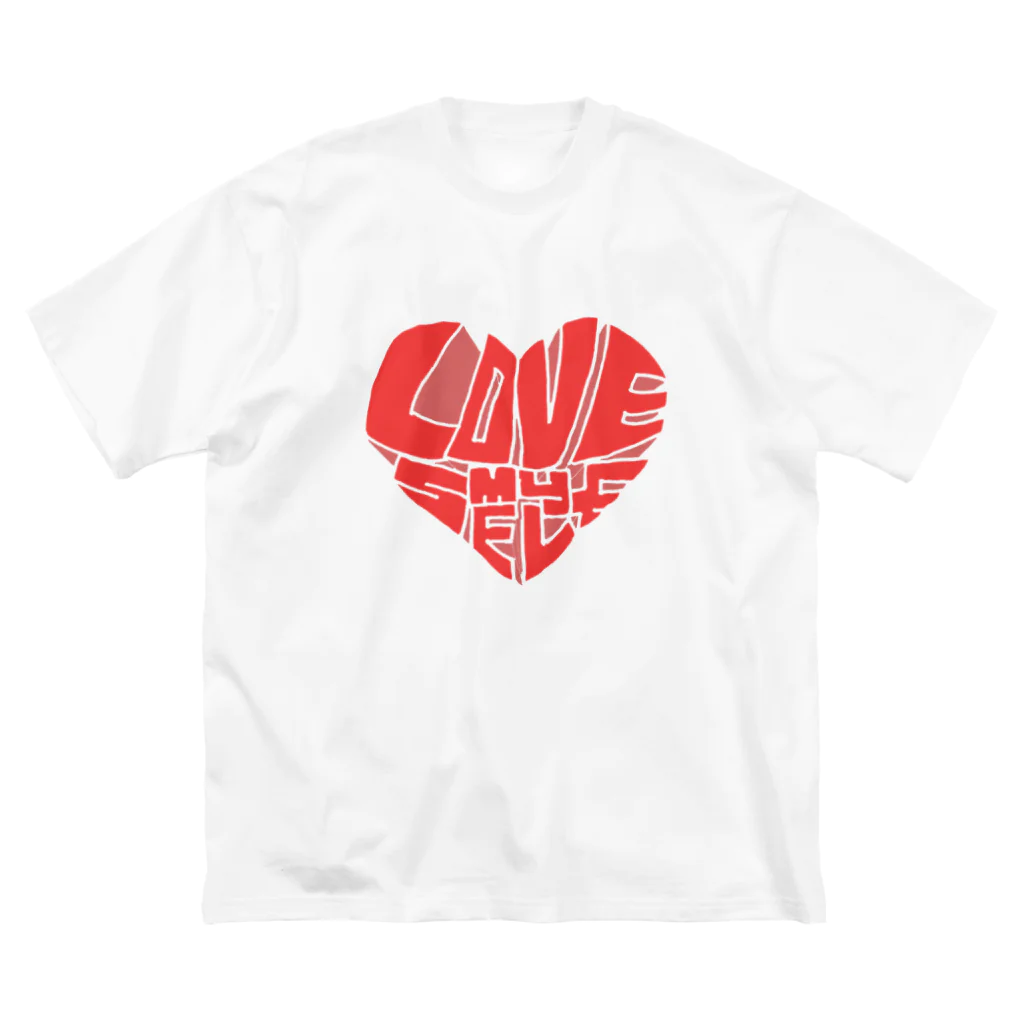 uzu's hima tsubushiのLOVE my SELF (r) ビッグシルエットTシャツ