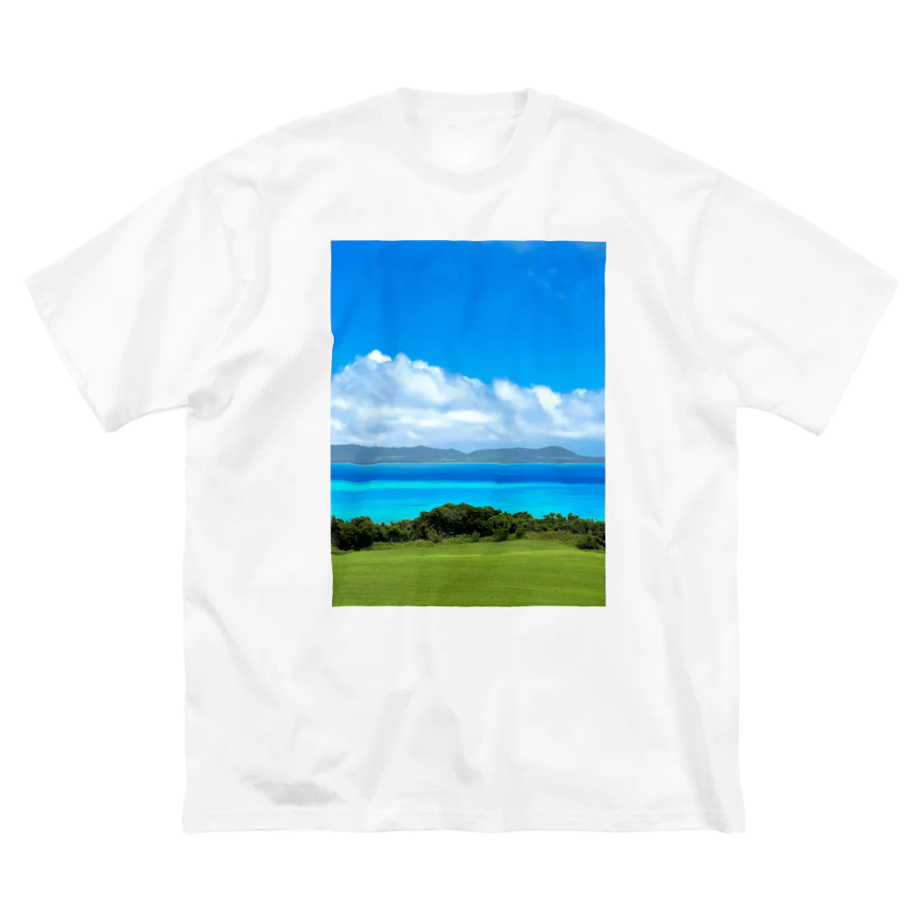 mizuphoto galleryのBright Summer ビッグシルエットTシャツ