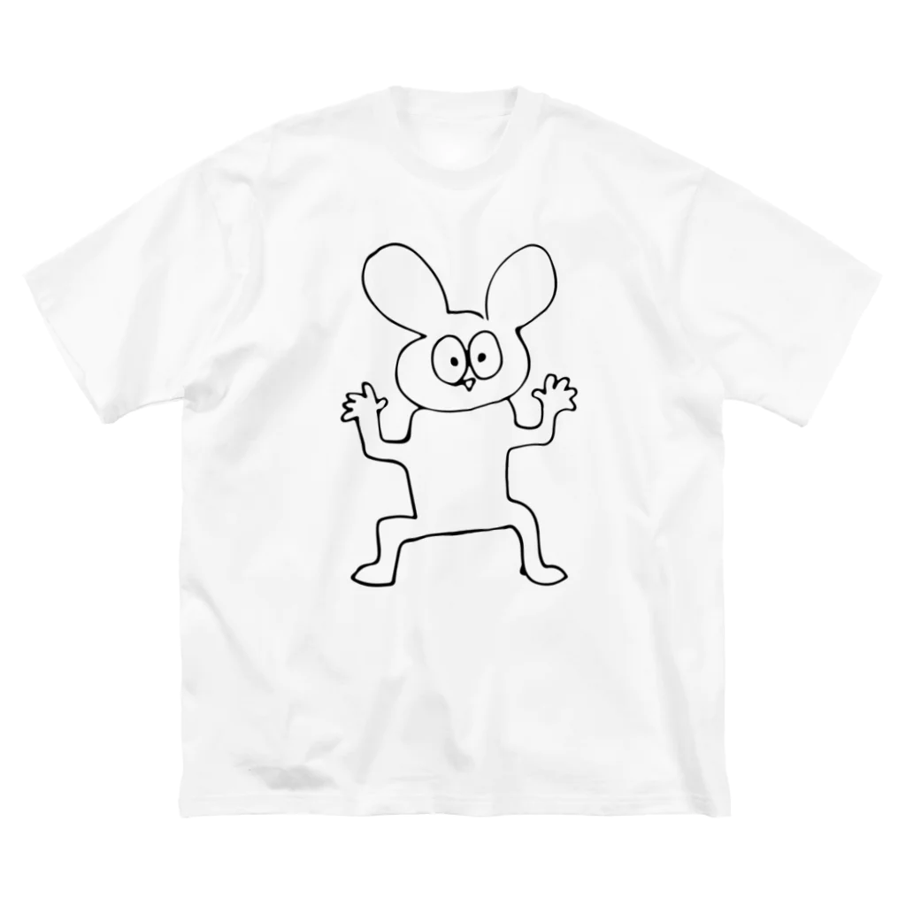 ささかまのうさぎ ビッグシルエットTシャツ