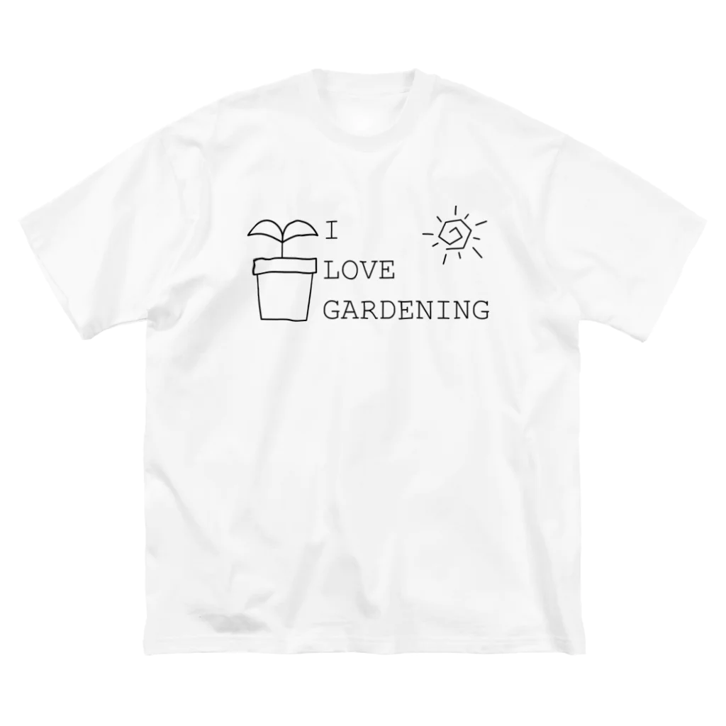 A33のI LOVE GARDENING ビッグシルエットTシャツ