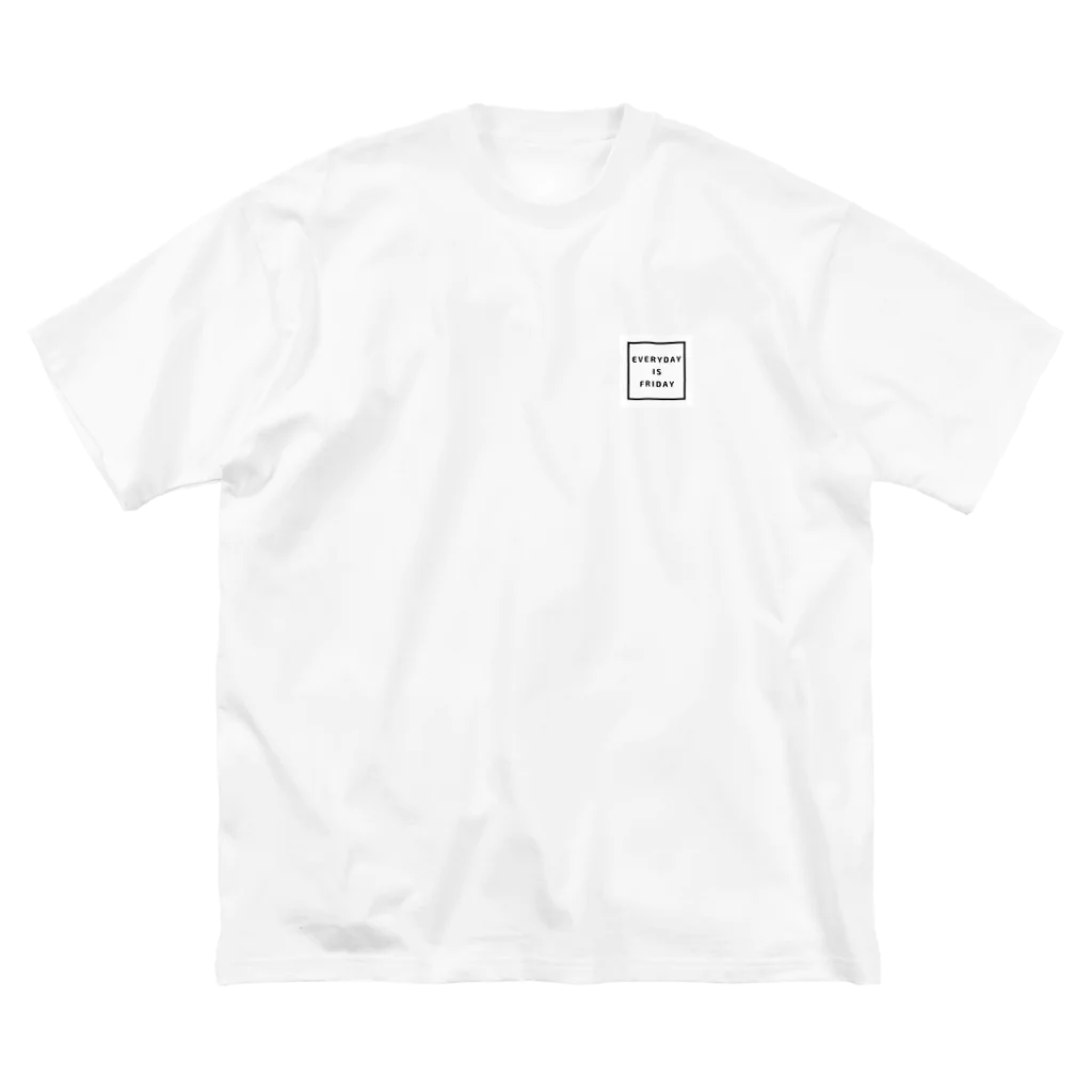 しゅーぞーのeveryday is friday ビッグシルエットTシャツ