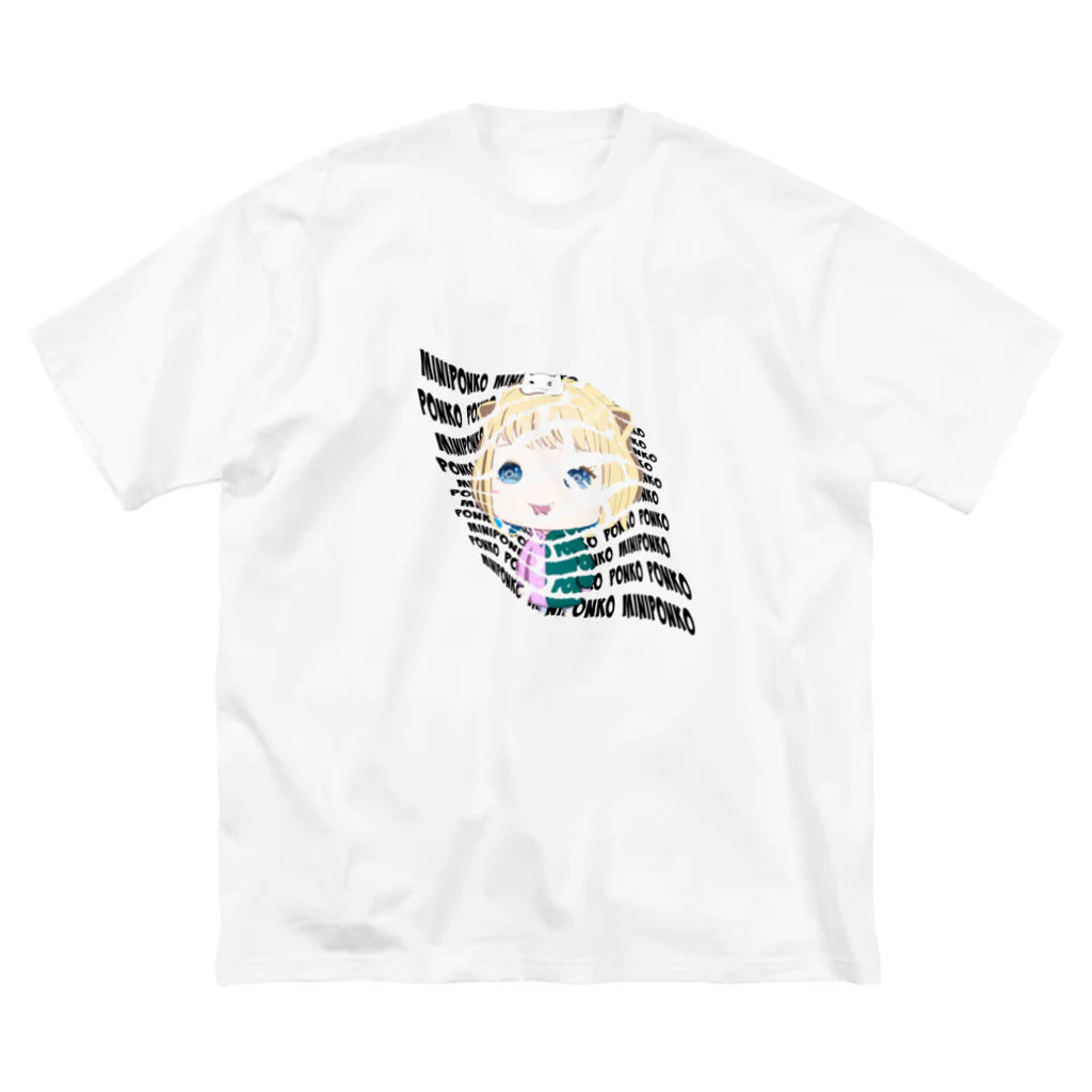 PONZU(ぽんず)Shinohara(しのはら)NFTのmini PONKO ビッグシルエットTシャツ