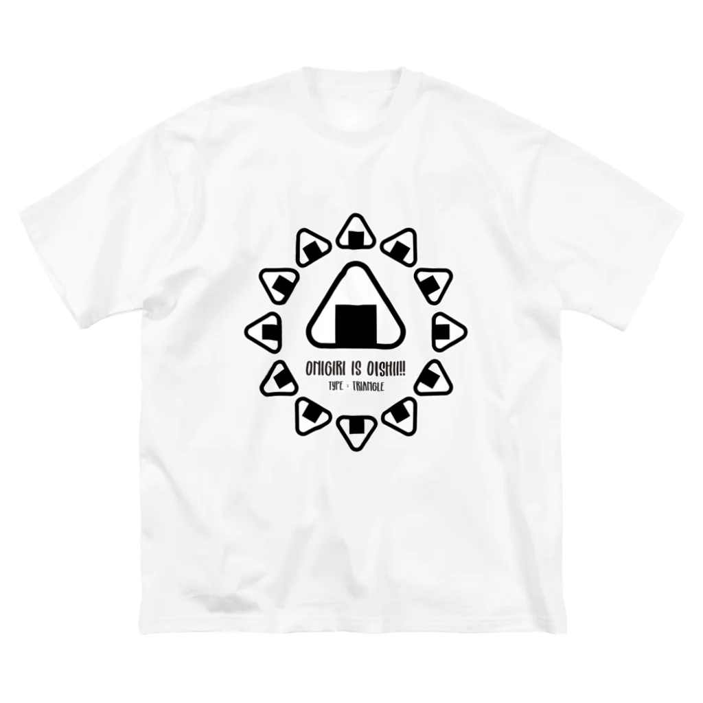 manaのONIGIRI is OISHII!!(三角) ビッグシルエットTシャツ