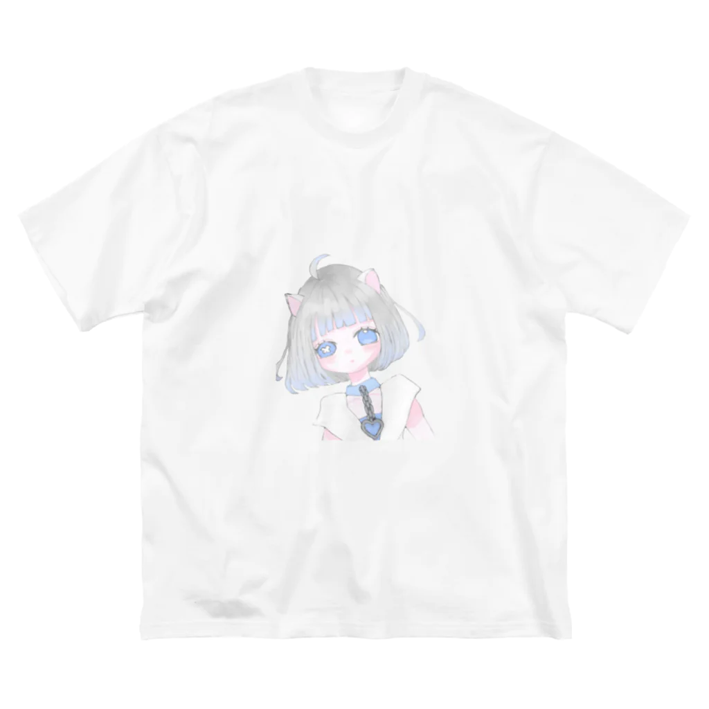 きくらげの恋慕 ビッグシルエットTシャツ