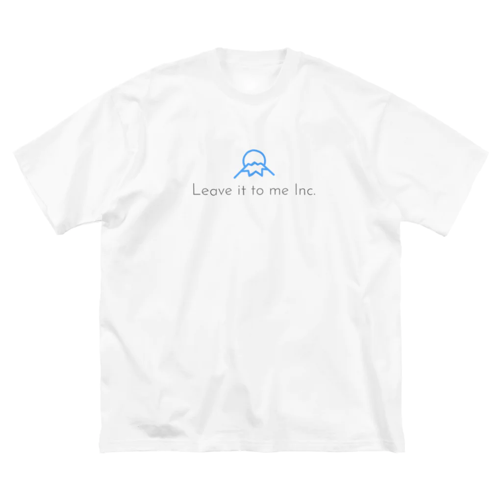 Leave it to me Inc.のLeave it to me Inc.オリジナルロゴグッズ ビッグシルエットTシャツ