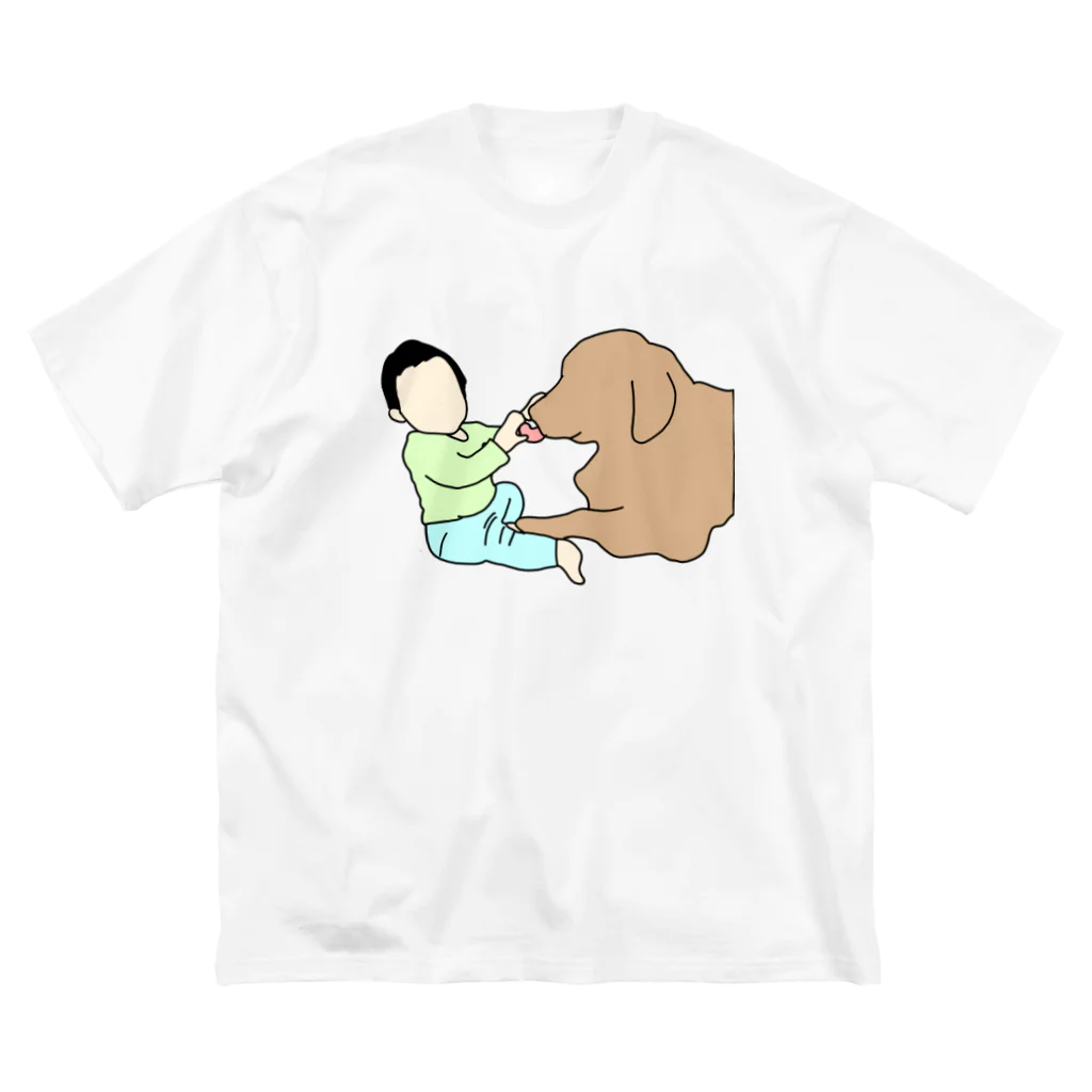 赤ちゃんワンちゃんの部屋のPero Big T-Shirt