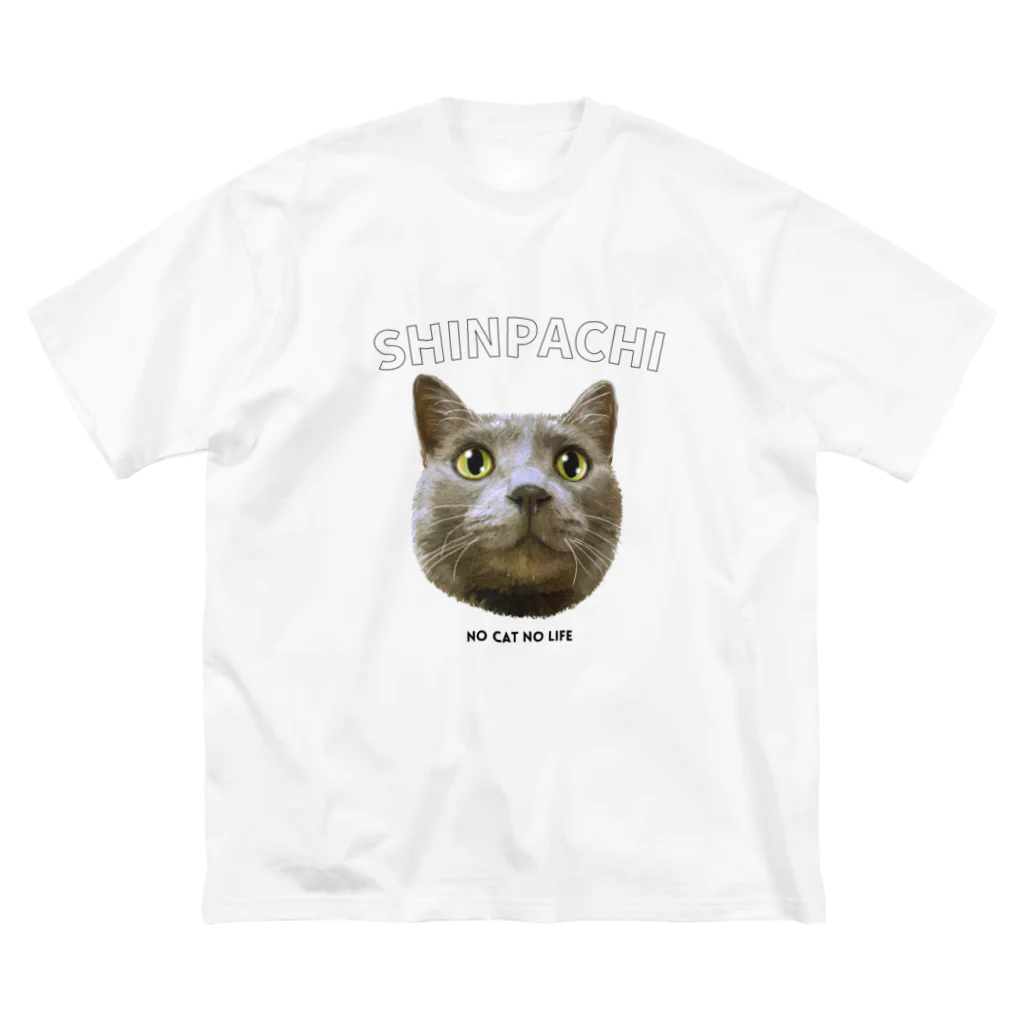 猫のイラスト屋さんのshinpachi ビッグシルエットTシャツ