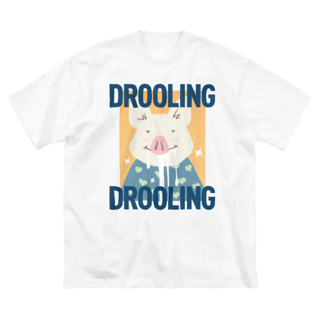 so nice Things.のDrooling PIG Big T-Shirt