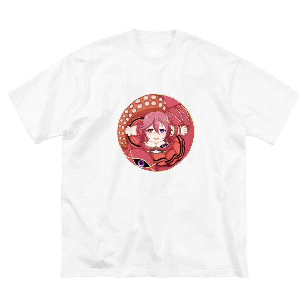 個人Vtuberテンタクル七海ショップSUZURI支店のまんまるテンタクル七海 ビッグシルエットTシャツ