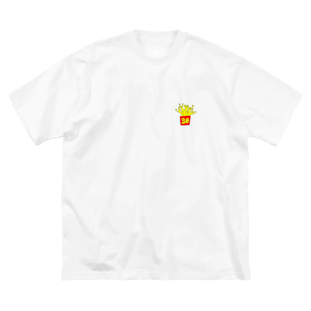 ポテト🍟の会のポテトの会🍟30th anniversary edition ビッグシルエットTシャツ