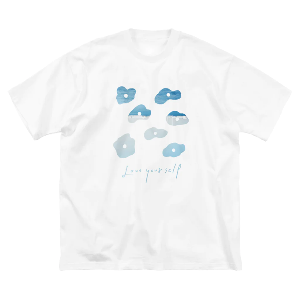 mame･mochiの海花 ⅰ ビッグシルエットTシャツ