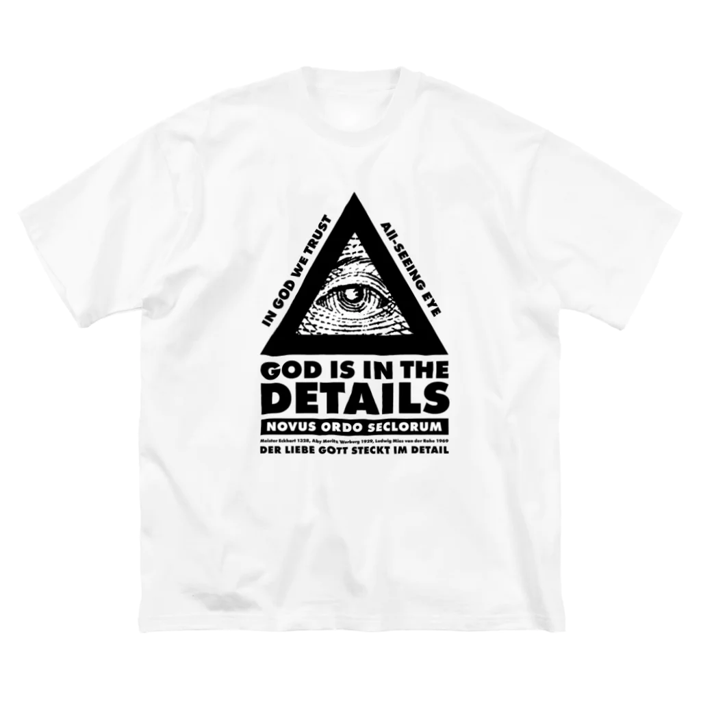 ODD WORKS STOREのGod is in the detail ビッグシルエットTシャツ