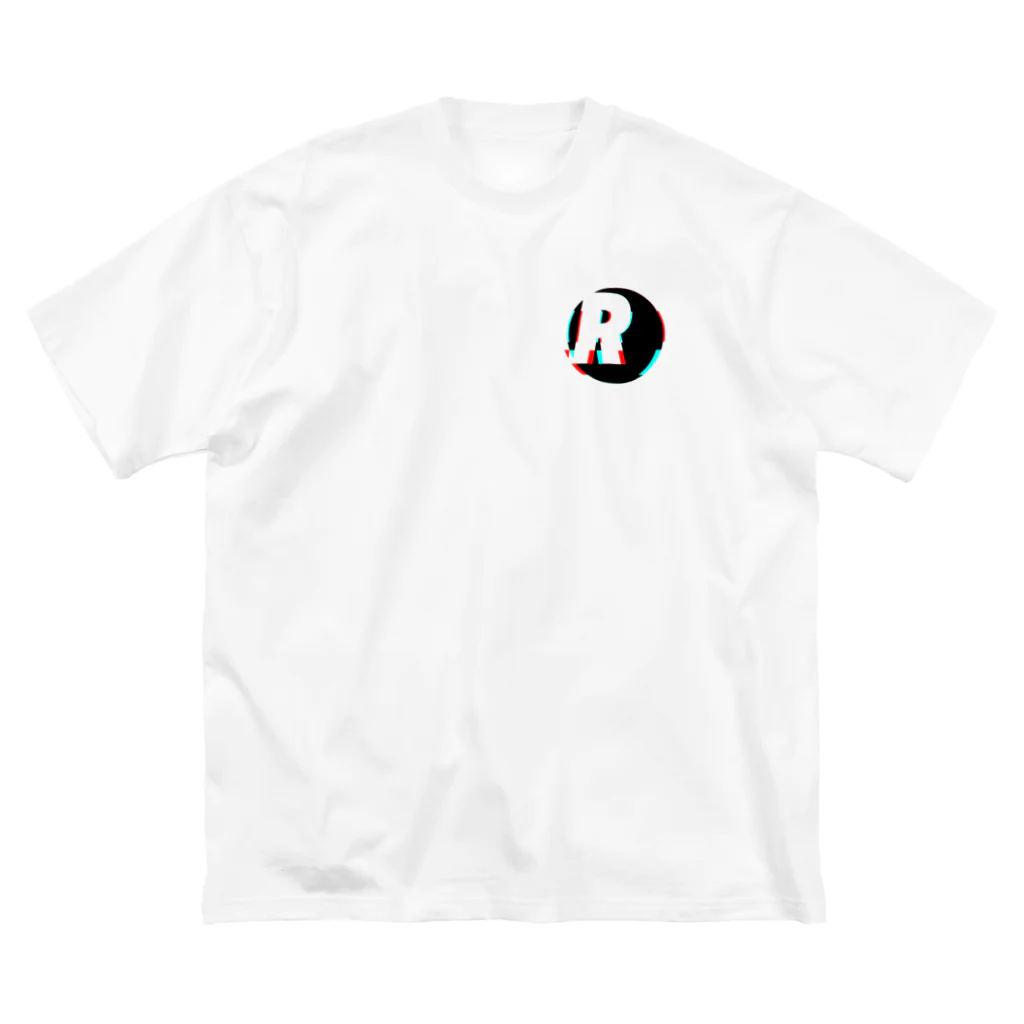 RAWCARism2022公式グッズのRAWCARism 2022 グリッチ WHITE ビッグシルエットTシャツ