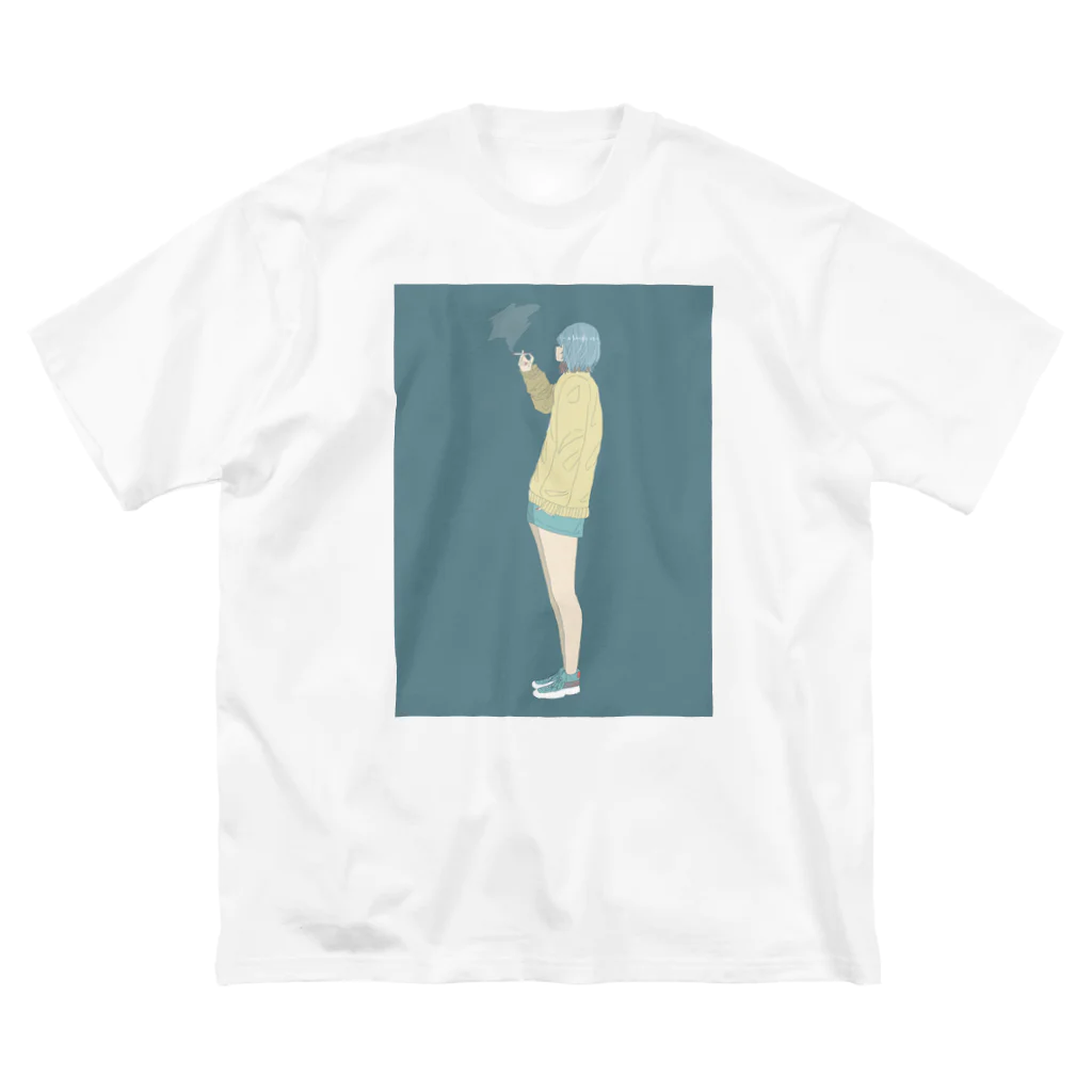 YU_SHOPのエモい女の子Tシャツ Big T-Shirt