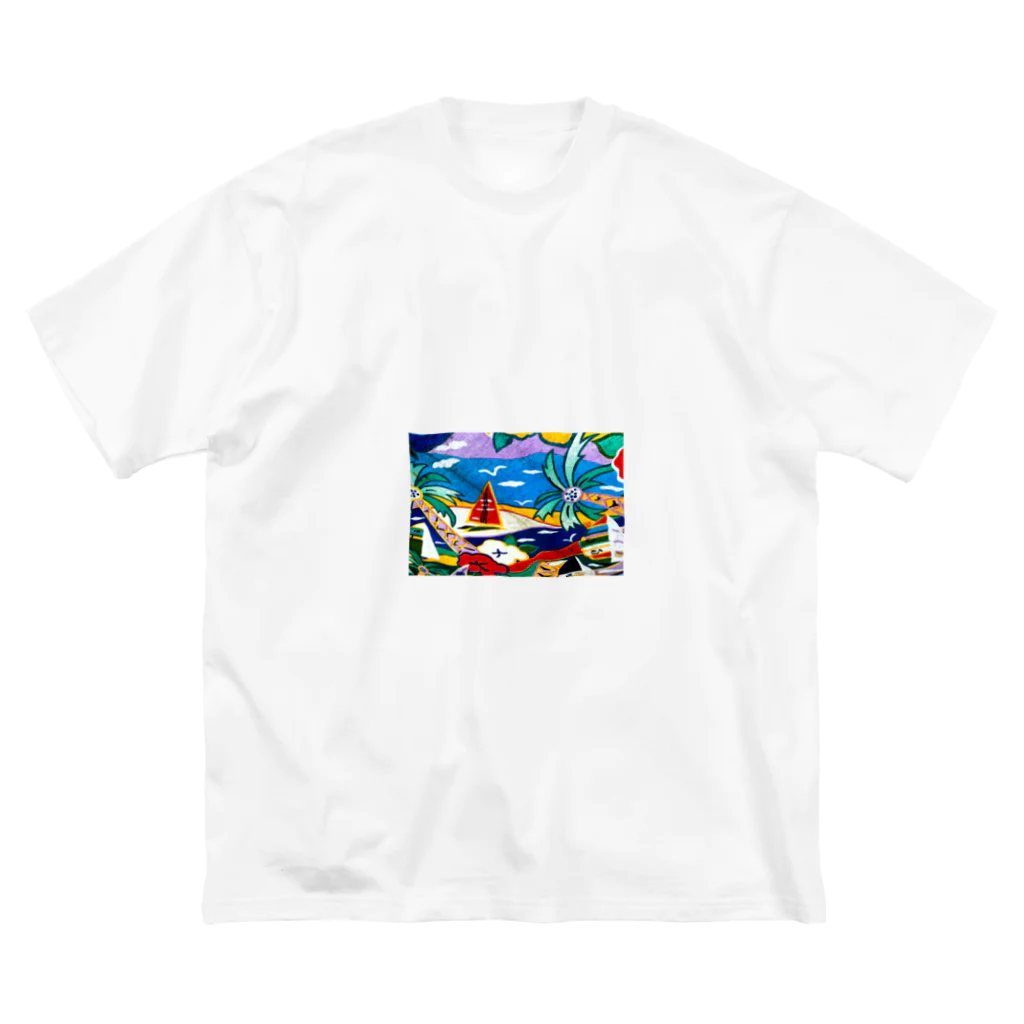 スマイル３９の真夏のバカンス ビッグシルエットTシャツ