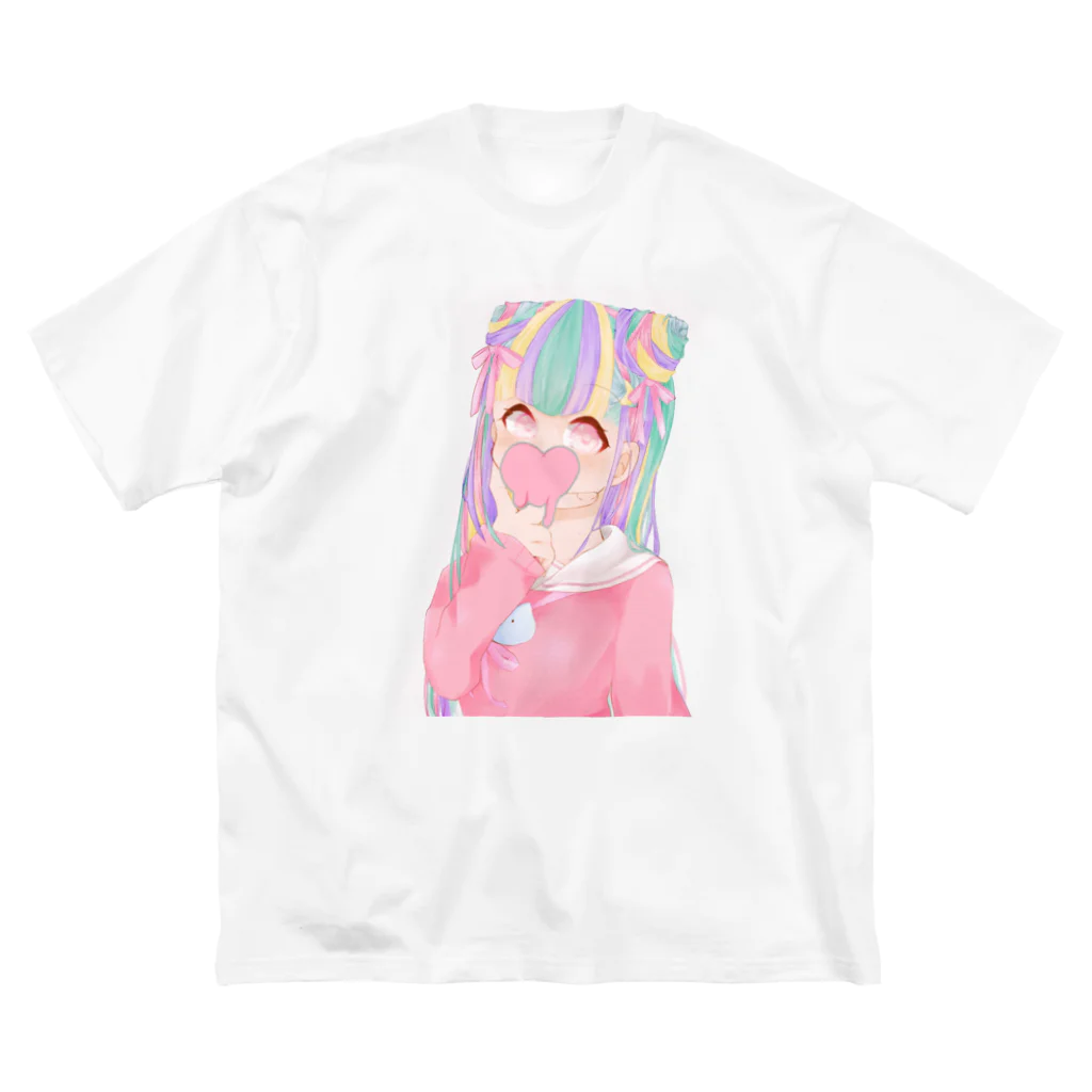 なしかのカラフルゆめかわちゃん ビッグシルエットTシャツ