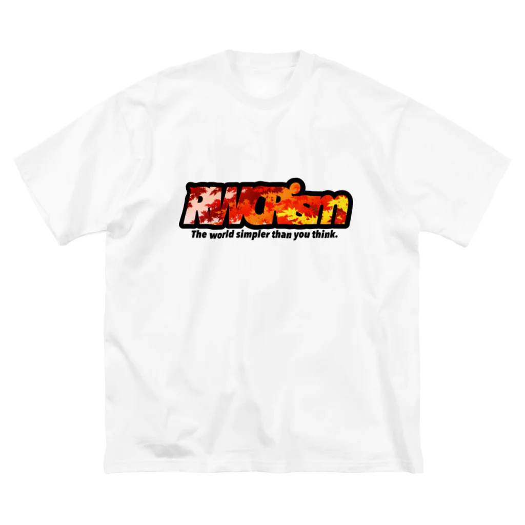 RAWCARism2022公式グッズのRWCRism メープル WHITE ビッグシルエットTシャツ