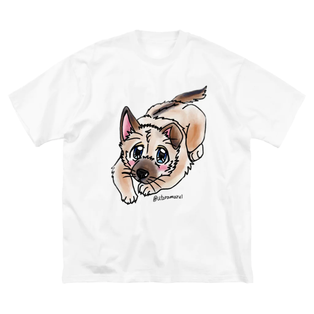 宇寅。の泥棒フェイスの子犬 Big T-Shirt