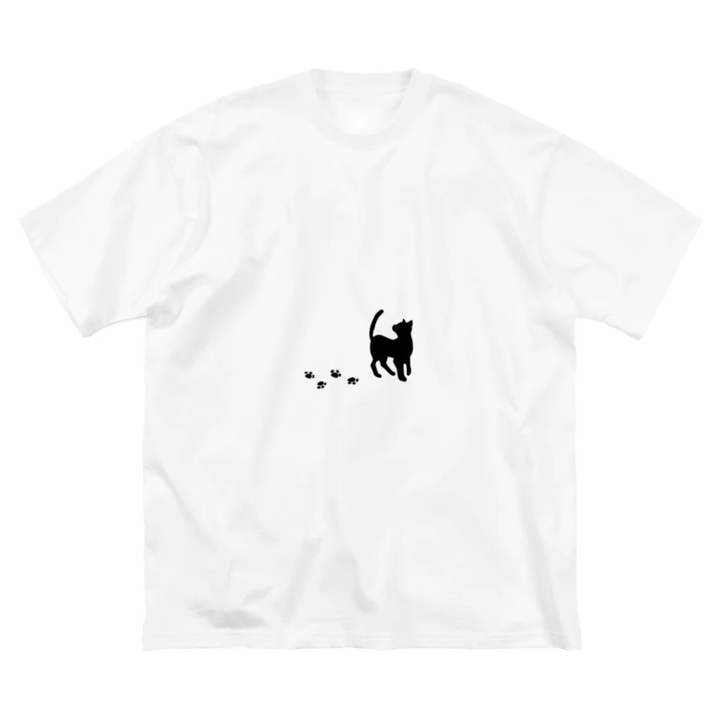 mochiko_officialの猫ちゃんシリーズ ビッグシルエットTシャツ
