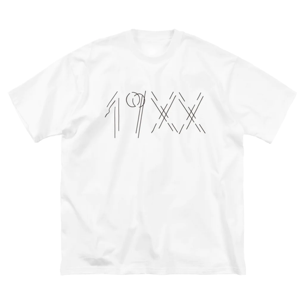 ナニモノニモの19xx ビッグシルエットTシャツ