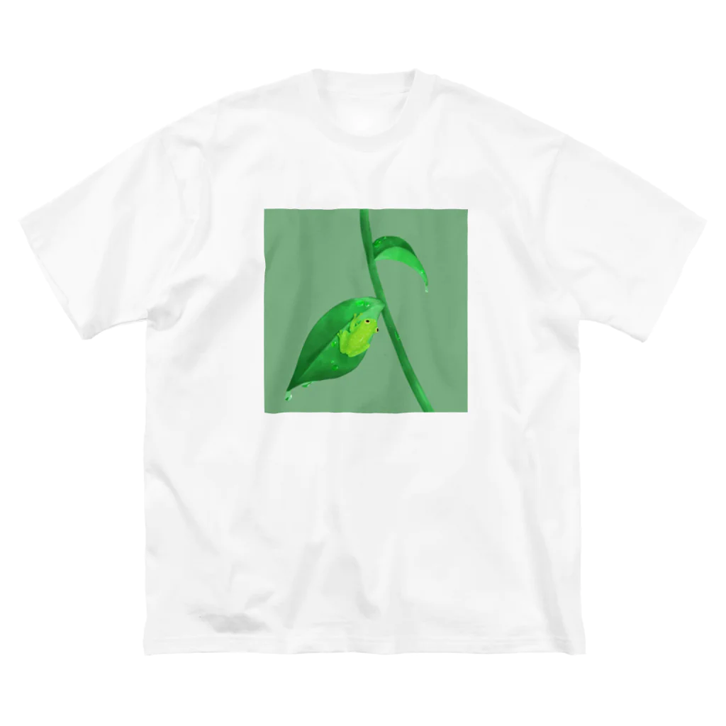 ててここのグミガエル：カーキ Big T-Shirt