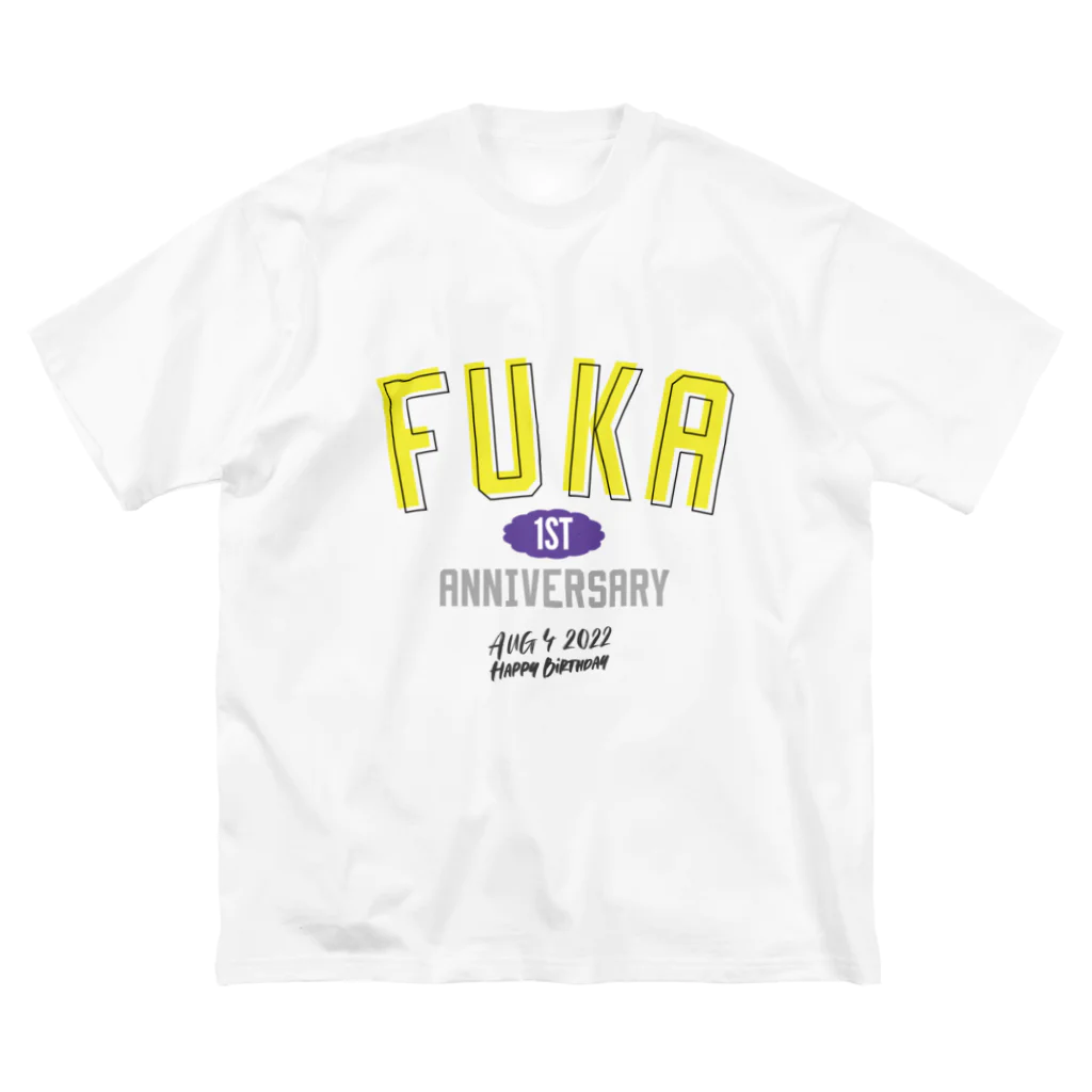 レゲエくんショップのFUKA 1ST ANNIV ビッグシルエットTシャツ