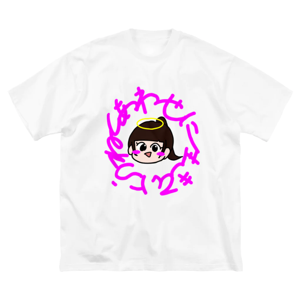 ぽに子世界観の天使ぽに子 ビッグシルエットTシャツ