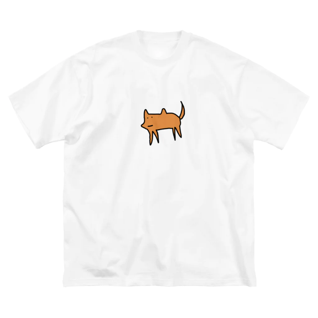 森モラルの犬 ビッグシルエットTシャツ