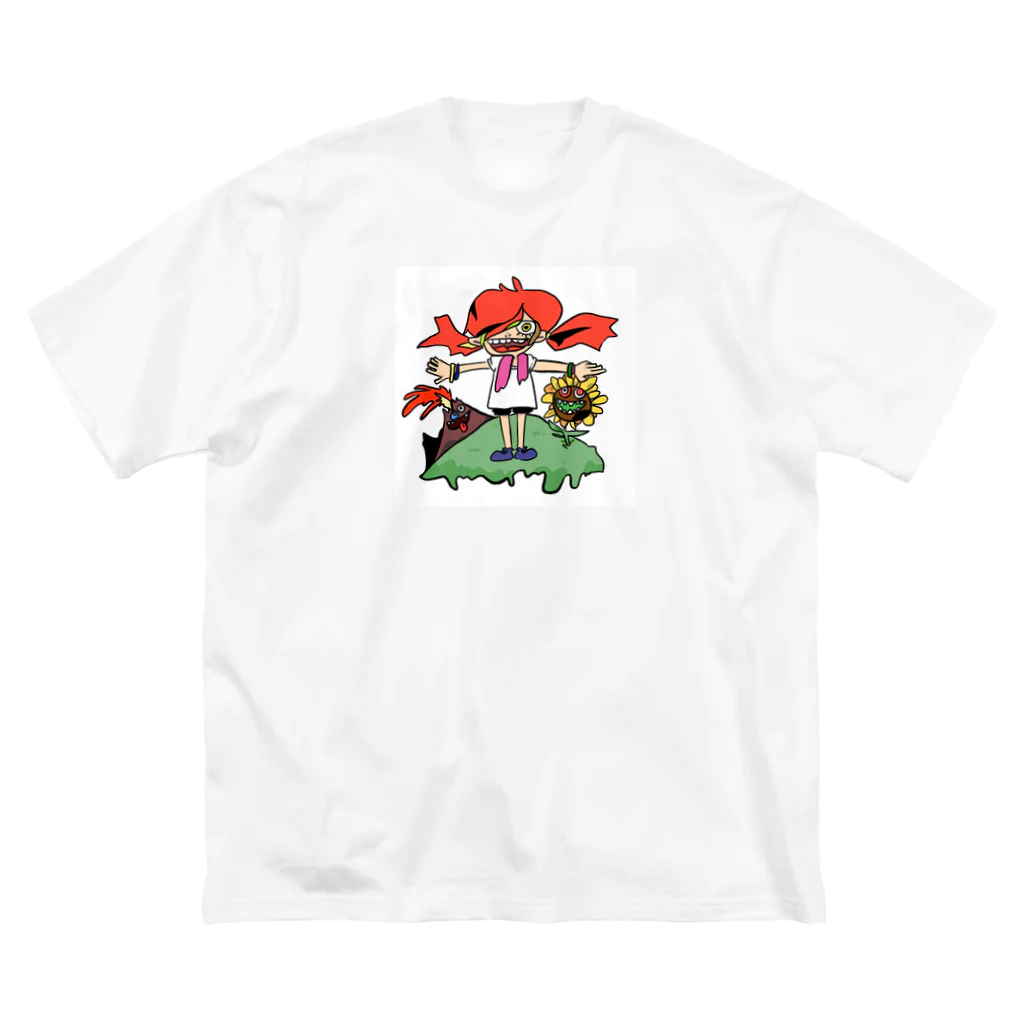 非常口と申しますの大地もアガる Big T-Shirt