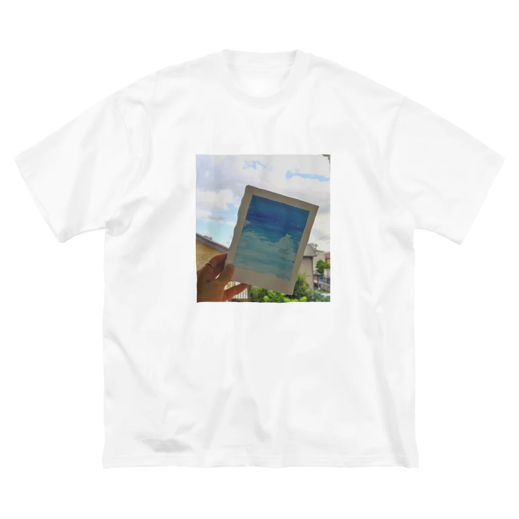 キャンバスアート_ショップの青空と蒼空と Big T-Shirt