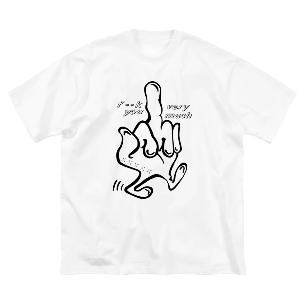 STのf＊＊k you very much ビッグシルエットTシャツ