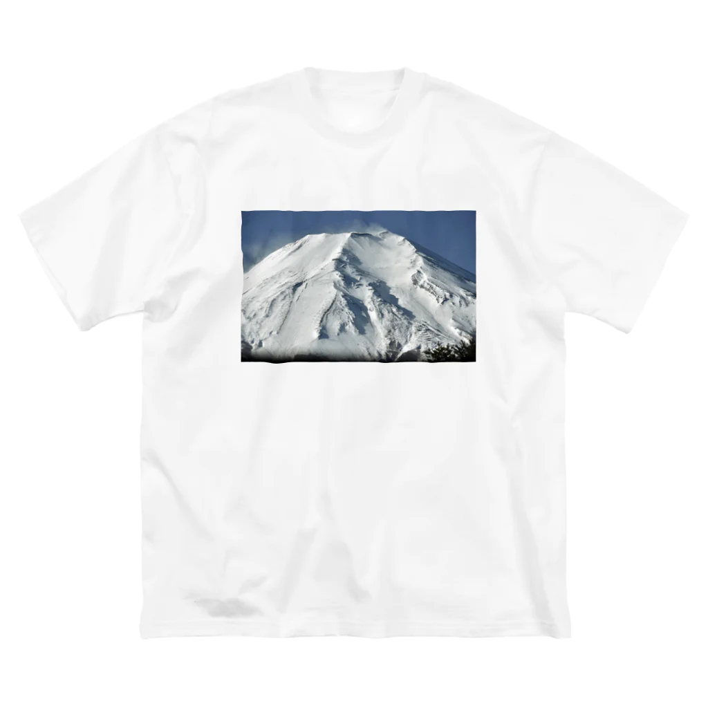 下田村の冠雪した富士山_003 Big T-Shirt