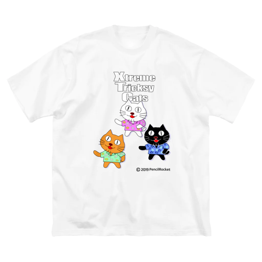 ネコ兄弟のネコ兄弟 tXTC_44 ビッグシルエットTシャツ