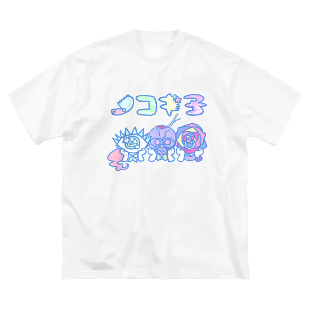 99Aliensのノコギ子ちゃん ビッグシルエットTシャツ