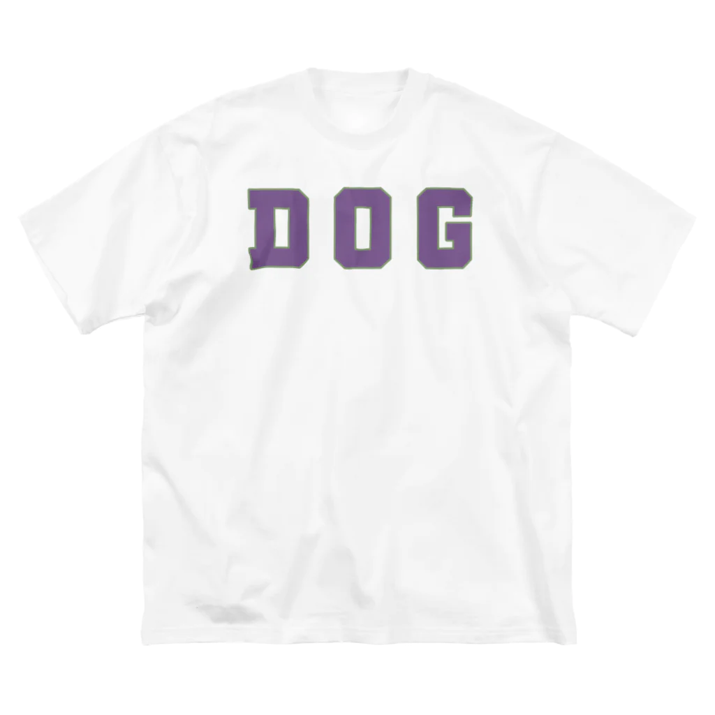 自分がほしいからの犬派　カレッジロゴ ビッグシルエットTシャツ