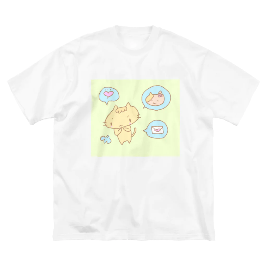   tippokekoubouのこの想い伝えるんだ ビッグシルエットTシャツ