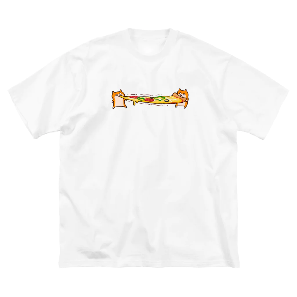 NORICOPOのピザビヨーンクソハム ビッグシルエットTシャツ