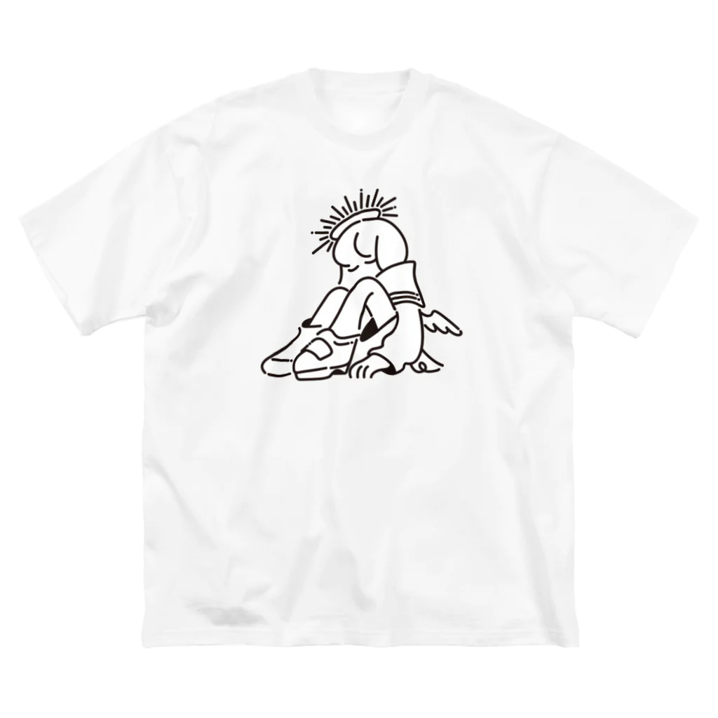 みろりのいぬてんし ビッグシルエットTシャツ